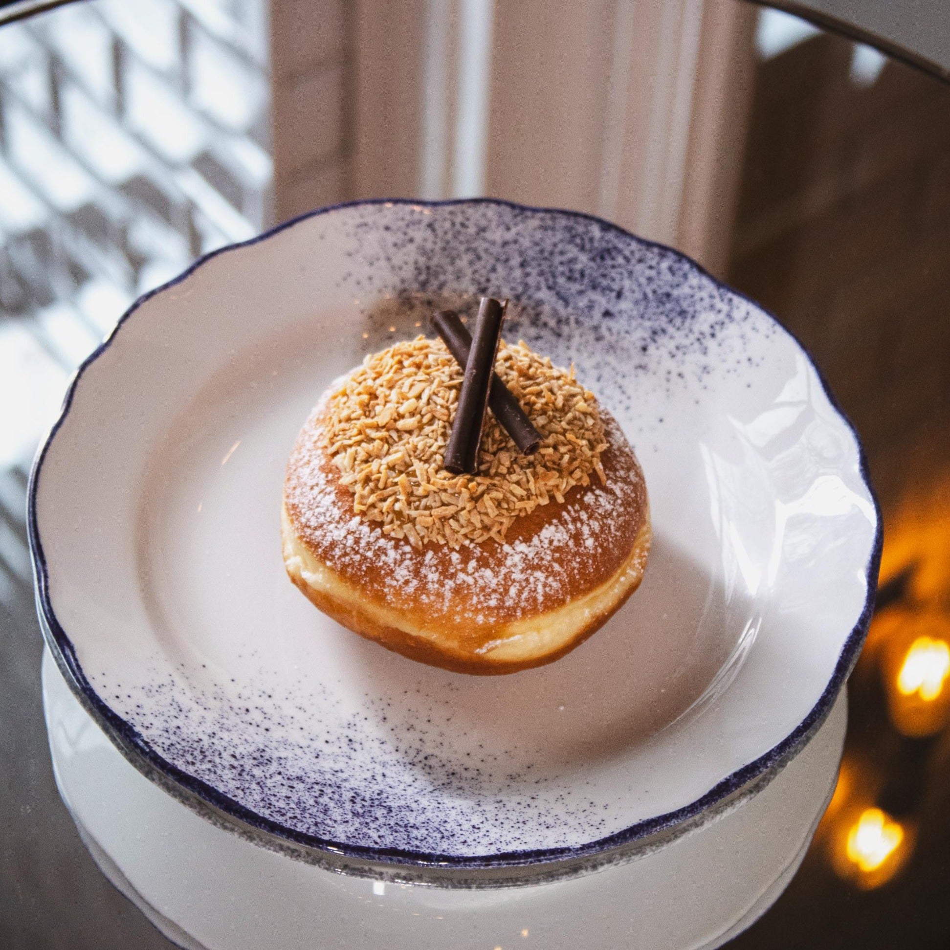 DULCE DE LECHE AND TOASTED COCONUT DOUGHNUT