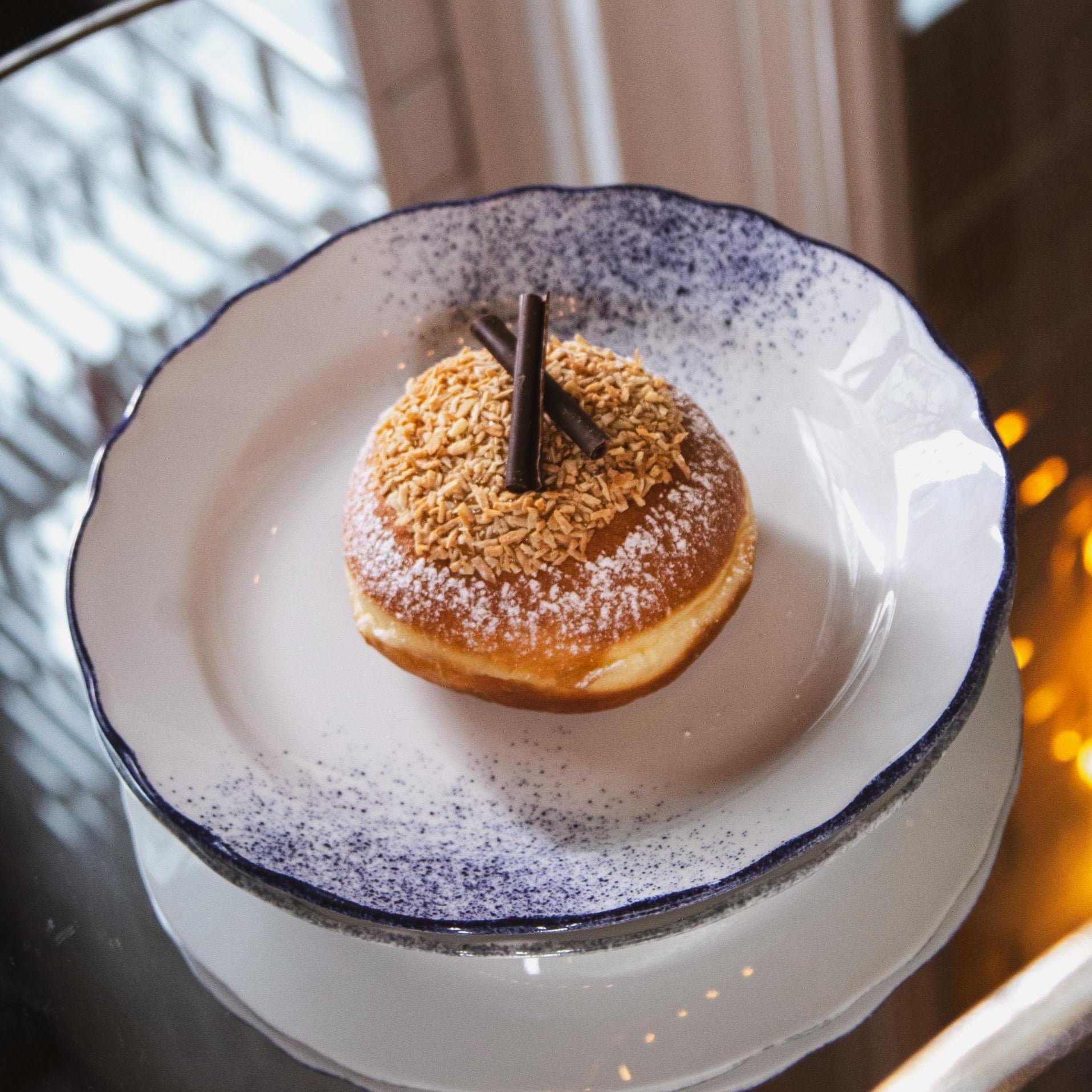 DULCE DE LECHE AND TOASTED COCONUT DOUGHNUT